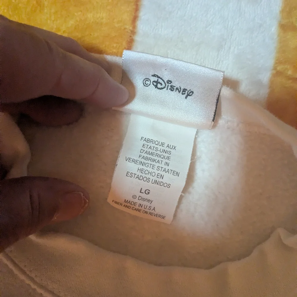 Vintage Epcot Center Walt Disney World Sweatshirt, White Unisex Large Retro 80's - Picture 4 of 9